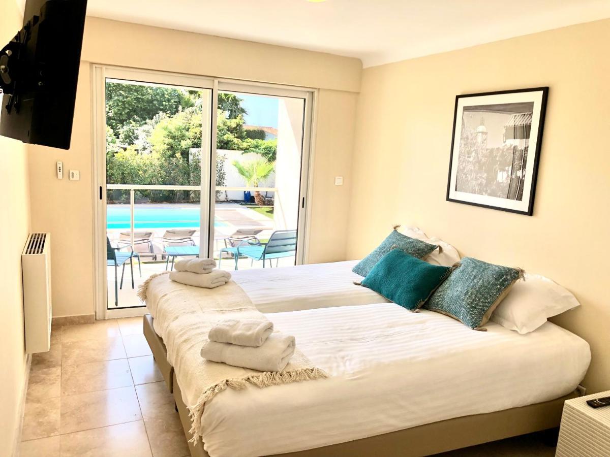 Villa Montfleuri, Vieille Ville A Pieds, Vue Mer, Piscine, 8 Pers Sainte-Maxime Buitenkant foto