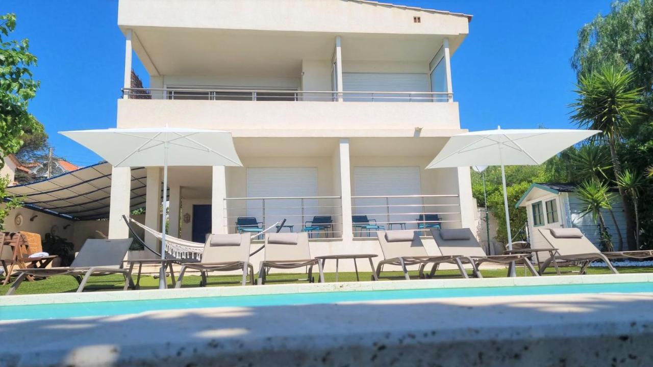 Villa Montfleuri, Vieille Ville A Pieds, Vue Mer, Piscine, 8 Pers Sainte-Maxime Buitenkant foto