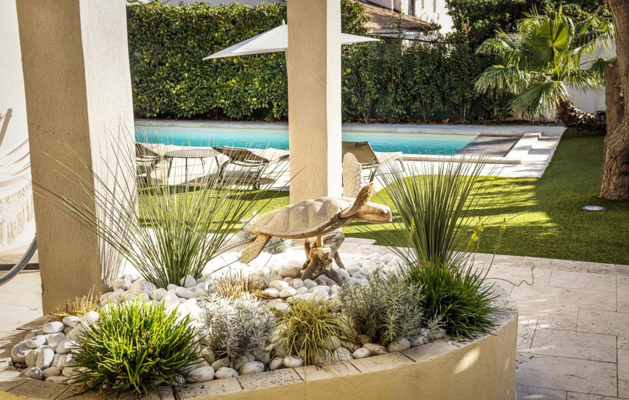 Villa Montfleuri, Vieille Ville A Pieds, Vue Mer, Piscine, 8 Pers Sainte-Maxime Buitenkant foto