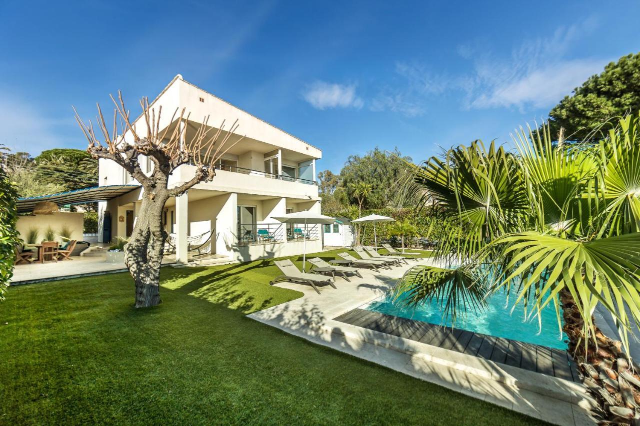 Villa Montfleuri, Vieille Ville A Pieds, Vue Mer, Piscine, 8 Pers Sainte-Maxime Buitenkant foto
