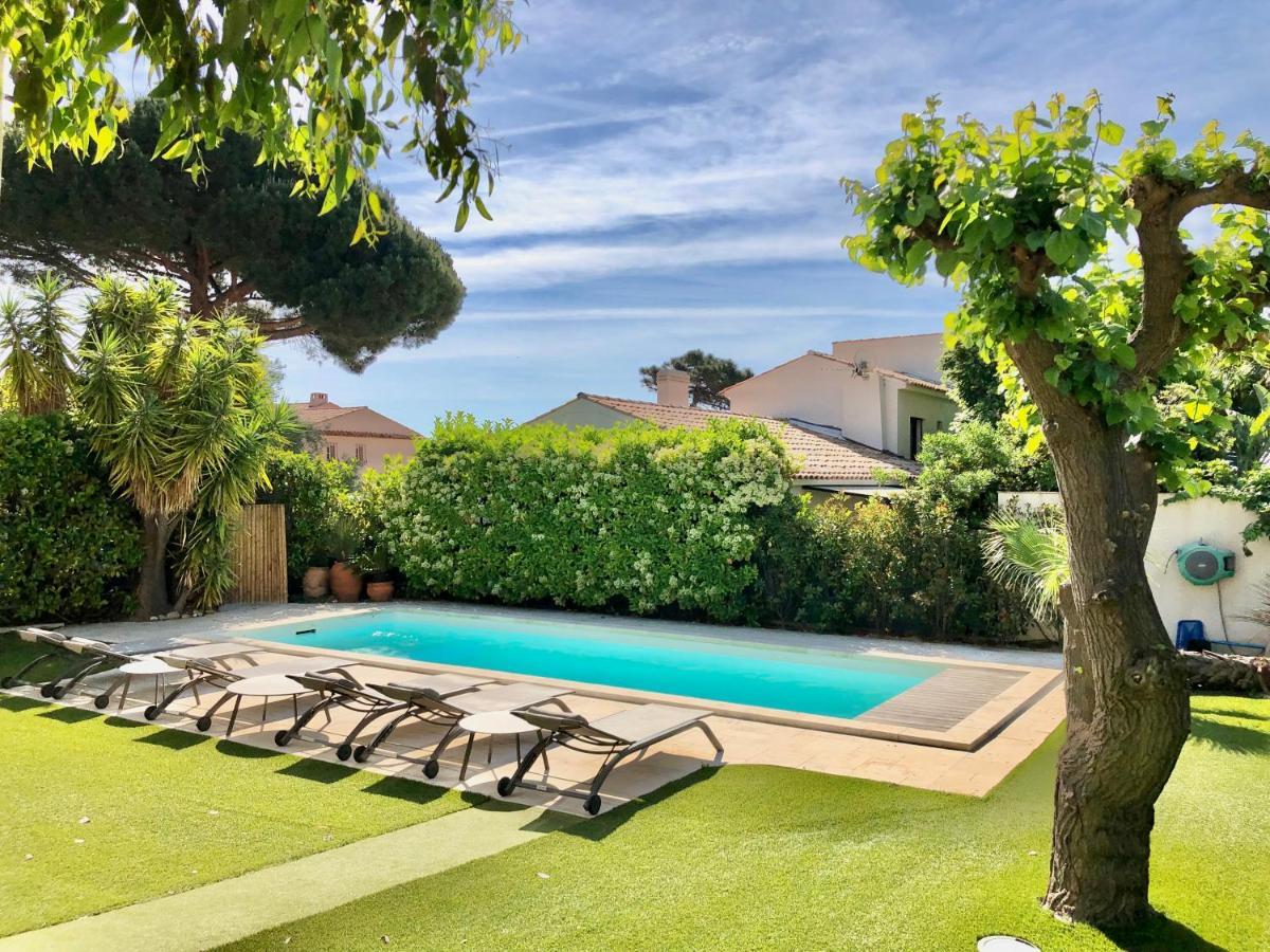 Villa Montfleuri, Vieille Ville A Pieds, Vue Mer, Piscine, 8 Pers Sainte-Maxime Buitenkant foto